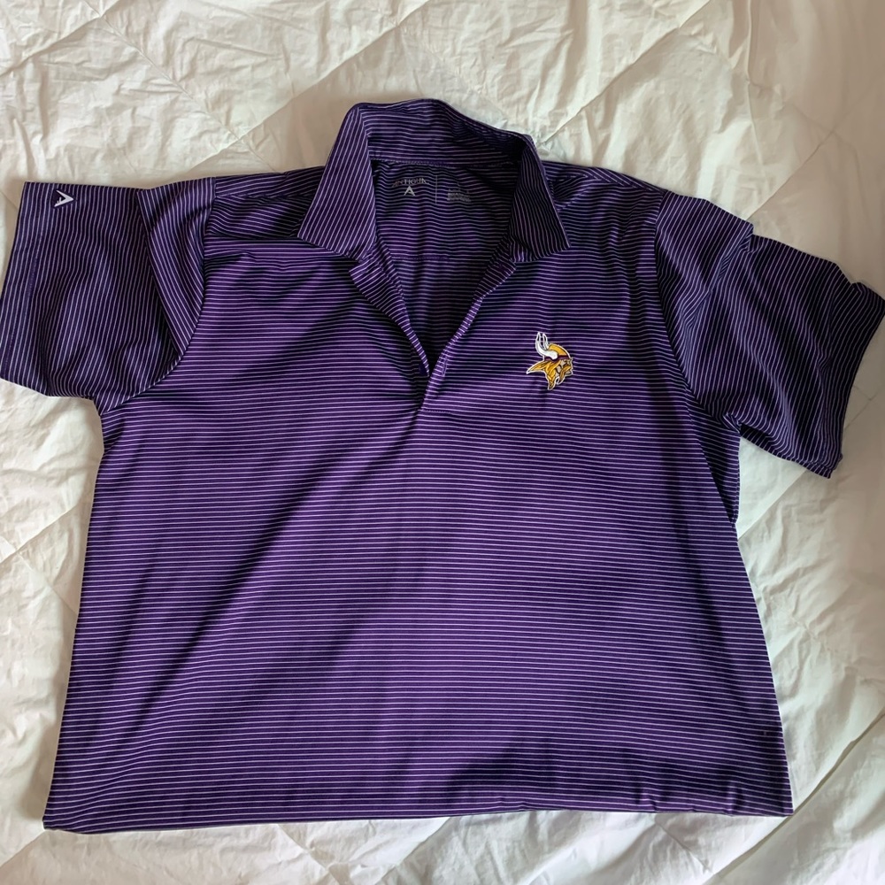 NFL Purple Vikings polo